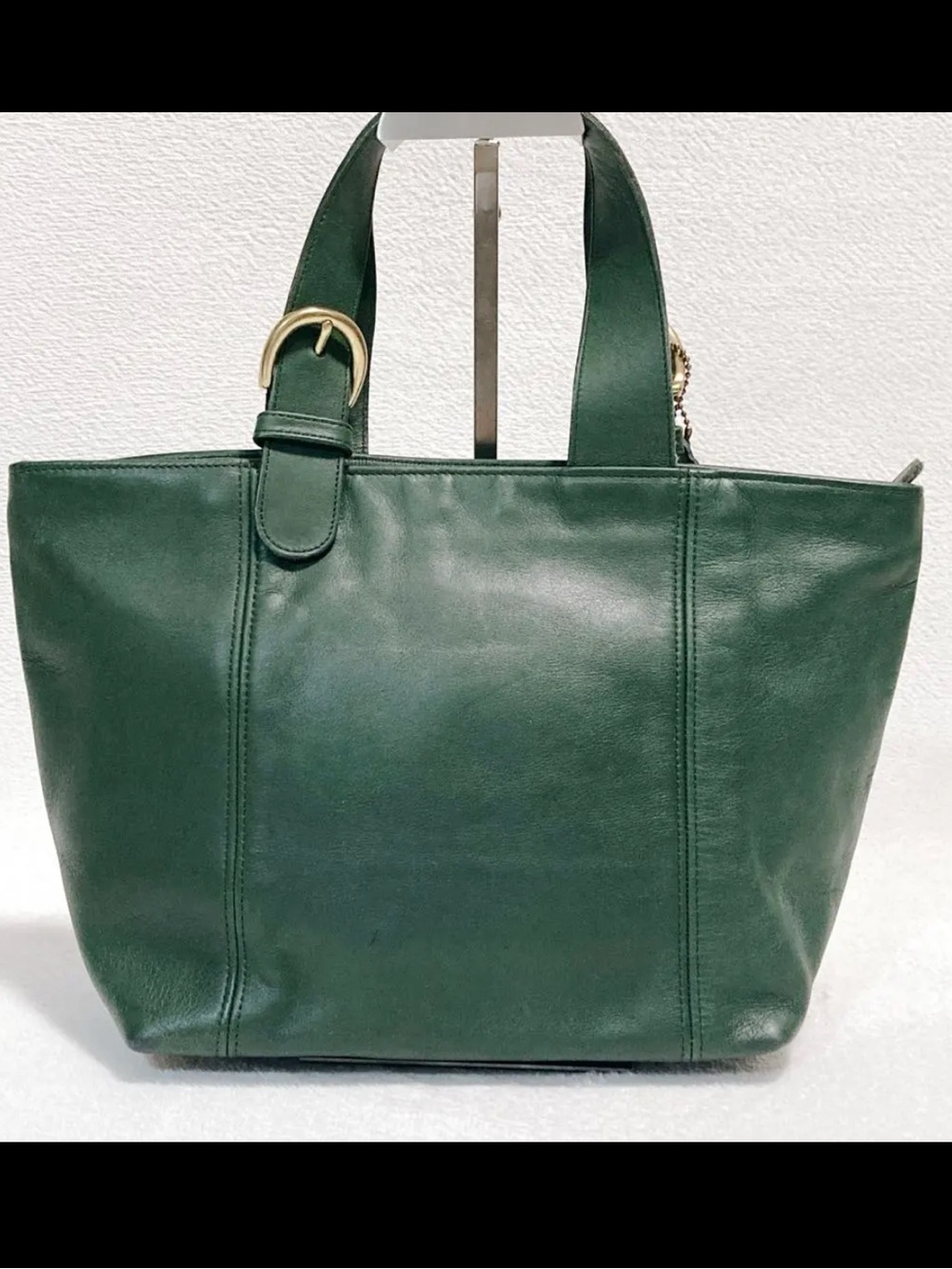 Vintage Coach Waverly Tote 4133 Bottle Green - Picture 4 of 10